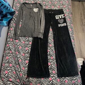 Vintage y2k PINK Victoria's Secret set